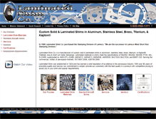 Tablet Screenshot of laminatedshim.com